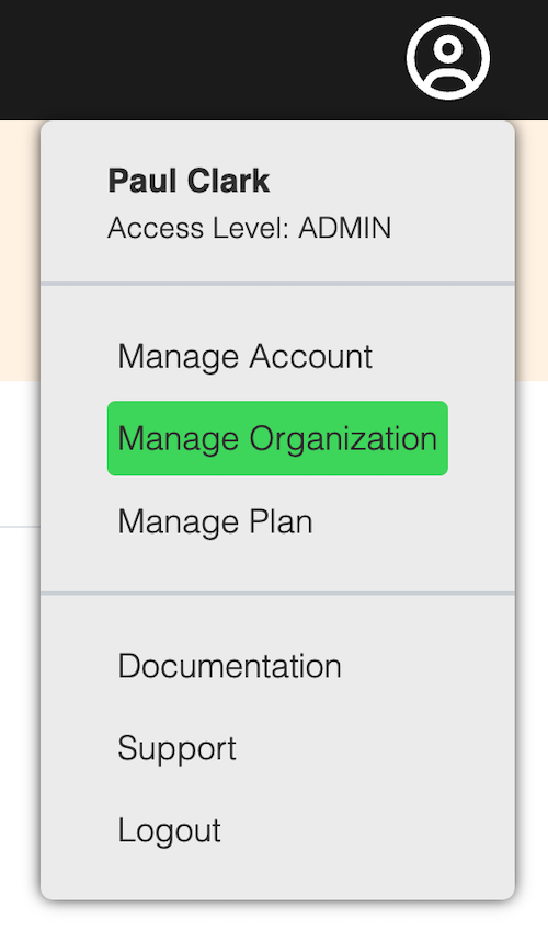 Go to your organization's settings menu to add or change custom attributes for team members.