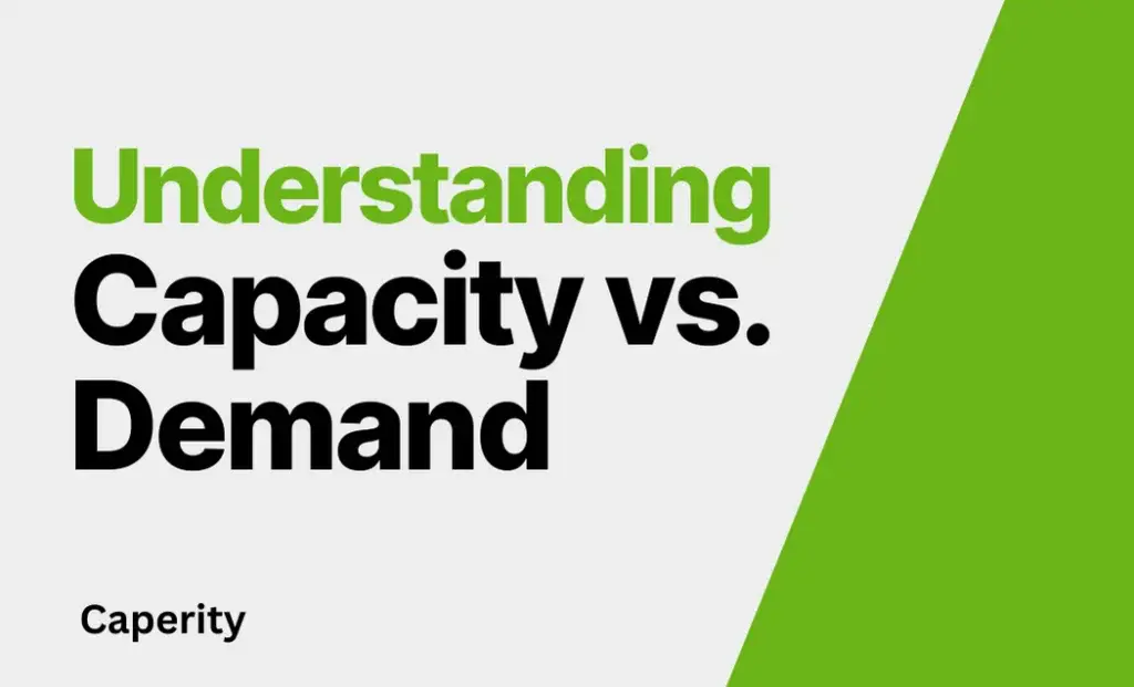 This articles explains the concepts of capacity and demand with regards to resource management.