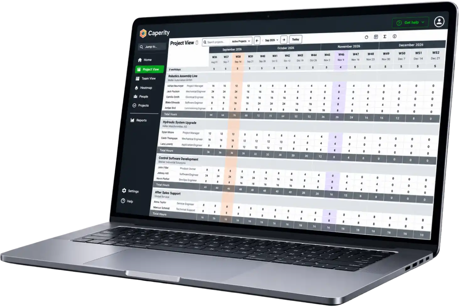 Caperity helps manufacturers and engineering firms plan and manage labor across projects. It is a cloud-based software solution.